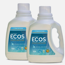 Ecos 2x Liquid Laundry Detergent, Free & Clear, 100 Fl Oz Pack of 2