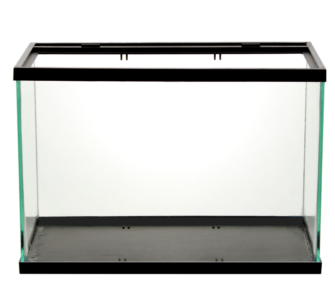 Aquarium Fish Tank Starter Kit with LED Lighting 2.5 Gallon Fish Tank