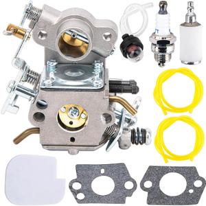 PP4218A Carburetor, PP4218AV Carburetor Repalcement for Poulan Pro PP4218AVX PR4218 PP4018 PP3314 PP3816 P3416 Chainsaw Car-buretor, Replaces Craftsman 358.350990 Chainsaw C1M-W26C 358351901 545040701