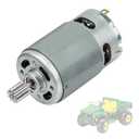 12 Volt Motor for Peg Perego Kids Ride On Car, 12V Gearbox Motor Drive Engine Accessory Replacement for Peg-Perego Ground Force Truck Dual Force Tractor Power Loader Power Pull