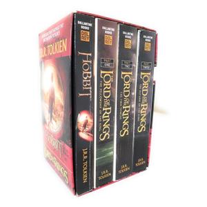 J.R.R. Tolkien 4-Book Boxed Set: The Hobbit and The Lord of the Rings (Movie Tie-in): The Hobbit, The Fellowship of the Ring, The Two Towers, The Return of the King Mti Edition by Tolkien, J.R.R. published by Del Rey (2012) Mass Market Paperback J.R.R. Tolkien 4-Book Boxed Set: The Hobbit and The Lord of the Rings (Movie Tie-in): The Hobbit, The Fellowship of the Ring, The Two Towers, The Return of the King Mti Edition by Tolkien, J.R.R. published by Del Rey (2012) Mass Market Paperback
