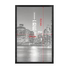 Annecy 14x22 Picture Frame, 14 x 22 Picture Frame for Wall Decoration, Classic Black Minimalist Style Suitable for Decorating Houses, Offices, Hotels