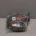 DearHouse 6FT Red Berry Christmas Garland, Flexible Artificial Berry Garland for Indoor Outdoor Home Fireplace Decoration for Winter Christmas Holiday New Year Decor (Green)