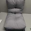 Grey Outdoor Bench Cushion Patio Furniture Chair Cushion Tufted Lounger Seat Cushions for Patio Garden, Size 3' X 16"