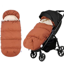 Waterproof Thickened Universal Stroller Blanket Baby/Toddler Stroller Footmuff, Sleeping Bag & Bunting, Cold Weather Winter Cover (Brown)