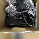 Panasonic Cordless Phone, Easy to Use with Large Display & Big Buttons, Flashing Favorites Key, Flashlight, Call Block, Volume Boost, Talking Caller ID, House Phones, 2 Cordless Handsets  KXTGU432B