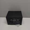 Bonsaii Safe Box with Electronic Keypad, Steel Security Lock Box with Key, 0.23 Cubic Feet, 9.06" W x 6.69" D x 6.69" H, Small Hidden Safe for Cash Jewelry