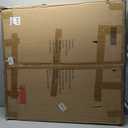 Round Dining Table, Small Dining Table for 2, 31.5" Round Table, Mid-Century Modern Kitchen Table with 1.4" Thickness Wood Grain Tabletop for or Small Space, Dining Room, Kitchen, Rusty Brown