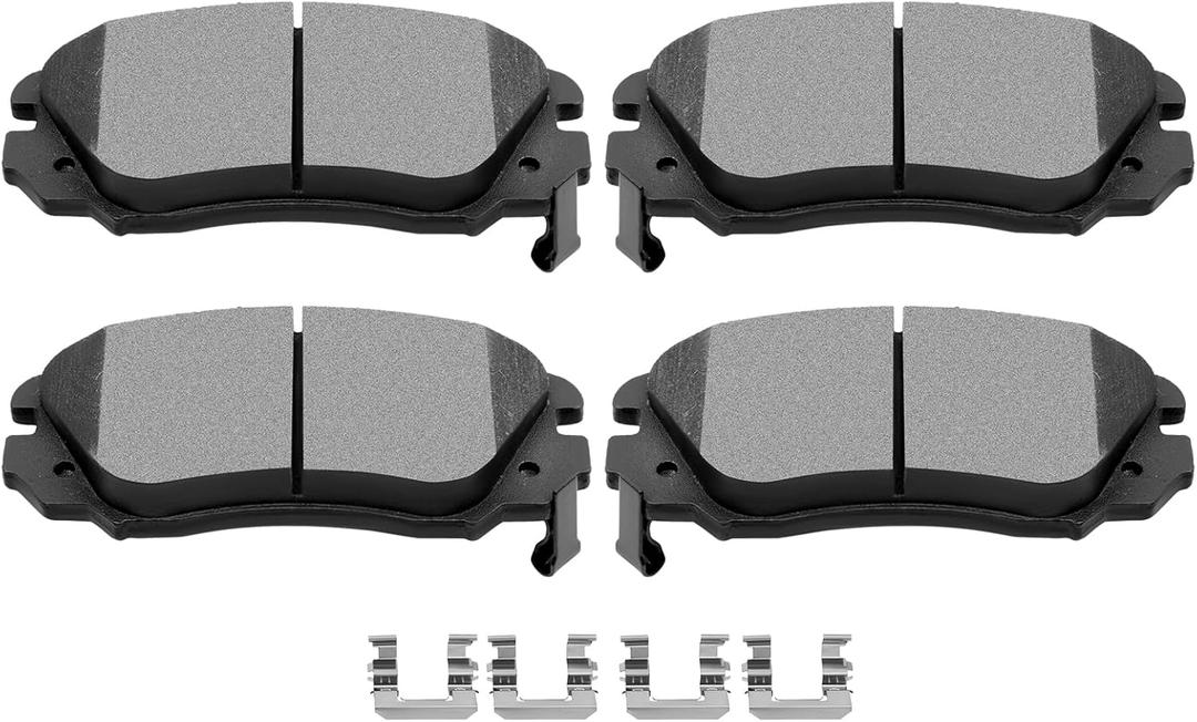 Front Brake Pads, ECCPP 4pcs Front Ceramic Brake Pads Kits fit For Buick Allure/LaCrosse/Regal, For Chevy Equinox/Malibu, For GMC Terrain, For Saab 9-5