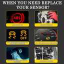 Ensun ABS Wheel Speed Sensor Front Right Passenger Side Compatible with - 2019-2022 ES300h / ES350, 2019-2022 Avalon, 2019-2023 Camry 89542-06081