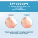 Sumiwish Hydrocolloid Blister Bandages for Feet - Extra Cushioning for Foot, Toe, & Heel Protection - Ideal for Blister Prevention & Recovery - Water Resistant Bandages (32 Count, Heel Pack)