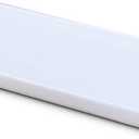 Ceramic Vanity Tray Small Rectangle, Bathtub Tray Bathroom Organizer, Cosmetics Holder for Tissue Candle Towel Plant Jewelry Ring Dish Dresser Perfume Shampoo-White (1 pc Small Size)