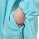 LABULA Unisex Adult Onesie Animal Pajamas Halloween Cosplay Sleepwear (Blue, S)