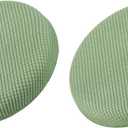 uxcell 2pcs Upgraded Round Bar Stool Covers, Round Chair Covers Dia.12-14", for Bar Stool Slipcovers Matcha