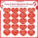 2 x 80 Set Valentine's Day Office Decor for Employees Staff Funny Work Decorations Celebrate Team Bonding for Workplace Coworker Office (Heart)