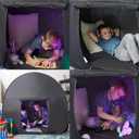 Sensory Tent for Kids & Adults | Calming Hideout & Cozy Pop-Up Blackout Sensory Tent for Autism & Anxiety | Autism Space for Calm Corners, Therapy & Relaxation | Double, Big