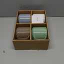 GIROFLIER Ol Ceramic Mug Set of 4-15oz Cute Coffee Mugs for Hot Chocolate, Espresso, and Tea, Nordic Style, Dishwasher and Microwave Safe, Gift for Coffee Lovers