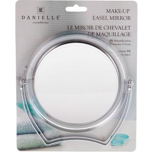 Danielle Creations Chrome Easel Mirror, 5X Magnification