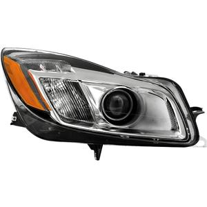 Spyder (POE) Buick Regal 11-13 HID w/LED DRL Clear Ring Projector Headlights - Low Beam-D1S(Not Included) ; High Beam-D1S(Not Included) ; Signal-PY21W(Included) - OE Right