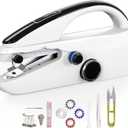 Handheld sewing machine,easy to use, electric sewing machinefast sewing speed, Easy sewing of clothes and fabricsWhite