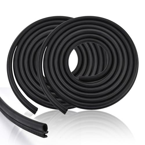 Door Seal Weather Stripping Compatible with 1988-2000 Chevy GMC Blazer Suburban Tahoe Yukon C1500 C2500 C3500 K1500 K2500 K3500,Rubber Front Door Weatherstrip Replace#1AWSK00228, AM-35015073