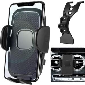 Car Cell Phone Holder Mount for Mercedes Benz C300 C Class 2015-2021 GLC GLC 300 GLC300 2016-2022 Air Vent Accessories, Mobile Phone Stand Compatible with 4.0"-7.0" Cell Phones