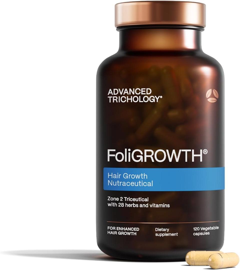FoliGROWTH Hair Growth Supplement for Women & Men | For Thicker, Fuller Hair | American Hair Loss Association Approved | Supports Thinning Hair