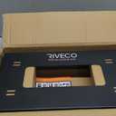 RIVECO 4U Open Frame Rack Wall Mount & Desktop Mount, No Assembly Required Server Rack for Network Equipment & Data AV HiFi Stereo Gaming Electronics Shelf