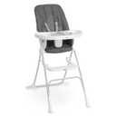 Ingenuity: ity by Ingenuity Sun Valley Compact Folding High Chair, Food-Grade Safe Plate, Safety Harness, for Ages 6 Months and Up, Unisex - Grey