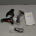 Tera Barcode Scanner Wireless 1D 2D QR with Stand: Battery Level Indicator 3 in 1 Works with Bluetooth 2.4G Wireless USB Wired Handheld Bar Code Reader with Vibration Alert HW0002 Grey