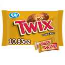 TWIX Fun Size Caramel Cookie Milk Chocolate Bars Individually Wrapped Party Candy Chocolate Candy Bars, 10.83 Oz Bag