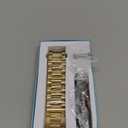 Lerobo Stainless Steel Band Compatible with Samsung Galaxy Watch 8 7 6 5 4 FE 40mm 44mm 45mm/Galaxy Watch 8 Classic 6 4 Classic 43mm 47mm 42mm 46mm, 20mm Metal Replacement Band for Men Women (Gold)