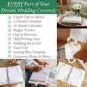 Wedding Planner Book and Organizer - Faux Leather 'Future Mrs' Wedding Planning Book and Organizer I Wedding Binder with Pen & Bookmark. Includes Bridal Countdown Calendar I Designed in USA