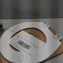BEMIS 500EC 390 Toilet Seat with Easy Clean & Change Hinges, 1 Pack Round, Cotton White