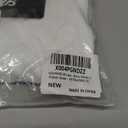 SUUKSESS Women Sexy Mesh Sheer Crop Tank Tops Sleeveless Ruched Going Out Tops (Large, Snow White)