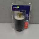 Leviton 30 Amp, 125/250 Volt, NEMA L14-30P, 3P, 4W, Locking Plug, Industrial Grade, Grounding, 2711, Black-White