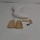 ANGNYA U-shaped Arm Rest for Nails Tech, Nail Arm Rest with Detachable Brackets Microfiber PU Leather Manicure Hand Rest Pillow for Nail Tech Must Haves Manicure Tools (White)