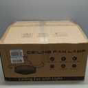 ZOEYON 42 Inch Fandelier Ceiling Fans with Light - Retractable Crystal Ceiling Fan and Remote/APP Control, Noiseless DC Motor, RGB Dimmable Lights, Chandelier Ceiling Fan for Bedroom/Living Room Etc