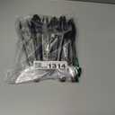 Winning team 7 Pack Kitchen Tongs Set 7-Inch Black Mini Small Food Tongs with Stainless Steel Silicon Handles and Nylon Tips Heat Resistant Tongs for Cooking, Serving, BBQ, Grilling, Salad and More