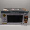 West Bend Microwave Oven 1000-Watts Compact with 6 Pre-Set Cooking Settings, Time and Weight Defrost, Electronic Control Panel and Glass Turntable, 1.1 Cu.Ft., Stainless Steel (Metallic)