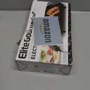 Small Electric Griddle, 10 Inch Mini Ceramic Non-Stick Electric Skillet with Adjustable Thermostat, 1200W Single Serve Grill for Breakfast, Cooking for Pancakes, Eggs, Sausage