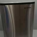 SONGMICS Kitchen Trash Can, 13-Gallon (50 L) Garbage Can with Lid, Stainless Steel, Soft Close and Stays Open, Inner Bucket, Wide Non-Slip Pedal, Metallic Silver ULTB547E01