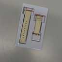 WFEAGL Compatible with Apple Watch Band 41mm 40mm 38mm 42mm(series 11 10) Women, Top Genuine Leather Band for iWatch SE 3 2 1 & Series 11 10 9 8 7 6 5 4 3 2 1 (Ivory White/Rose Gold)