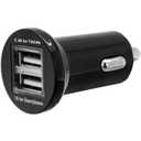 High Power USB Car Charger - Black