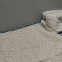 MIULEE Pack of 2 Throw Pillow Covers 24x24 Inch Neutral Light Beige Faux Fur Decorative Sherpa Pillow Covers Fuzzy Accent Soft Sheepskin Fleece Cushion Cases for Boho Home Decor Couch Living Room Bed