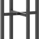 Plant Stand for 10"-16" Plant Pot Indoor Outdoor Corner, Adjustable Metal Heavy Duty for Large Pot (Black 1 Pack)