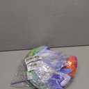 Girls Fairy Halloween Costume, Kids Light-up Tulle Skirt Butterfly Wings Fairy Stick Headband for Cosplay Party Favor, One Size, 4Pcs, Gradient Purple