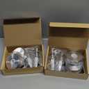 Mason Jar Soap Dispenser Lid with Pump Stainless Steel Mason Jar Pump Lid Lotion Soap Dispenser Lids with 3.9 Inch Tube and Gasket Leakproof Soap Dispenser Pump Replacement for Home Kitchen Ba