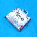 YEEYOGO Plastic Gift BagTatane 50 Pcs Thank You Gift Bag,Merchandise Bags,Plastic Bags for Boutique,Gift,Grocery,Clothing,Size:15 X 12 X 3 Inches,2.8 Mil,(Flower)