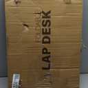 Laptop Bed Tray Table, Adjustable Laptop Stand, Portable Lap Desks with Foldable Legs, Reading Desk for Sofa Couch Floor - Large